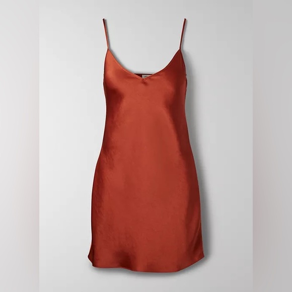 Aritzia Wilfred Only Mini Slip Dress - Picture 1 of 2